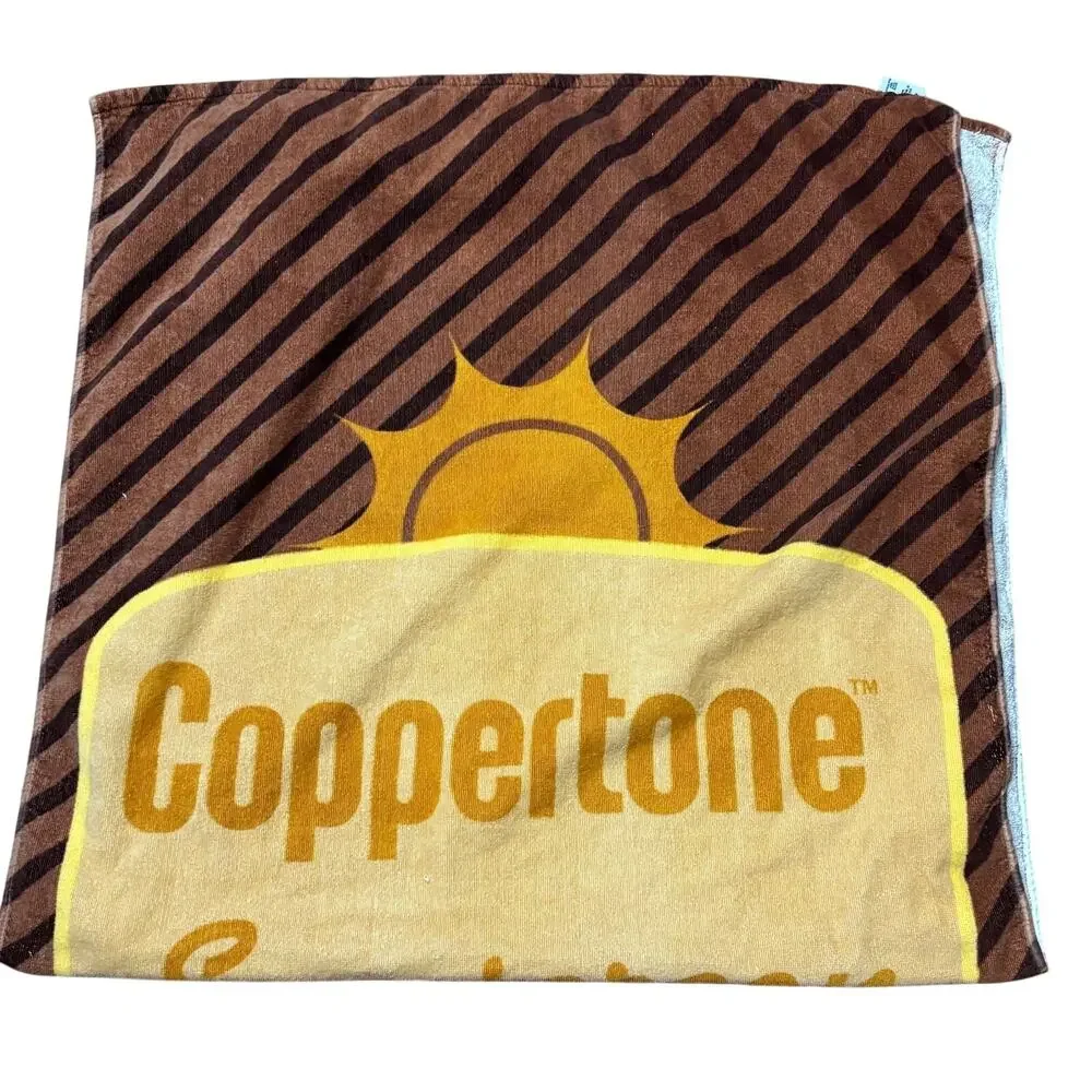 Beach Towel Promo Coppertone Sunscreen Lotion SPF30 29 x 56